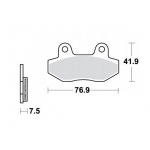 Klocki hamulcowe tylne do HYOSUNG GT125 RX125 RT125 GV125 GT250 GV250 RX400 GT650 GT650R GT650S tył