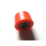 Rolka, prowadnica łańcucha uniwersalna pomarańczowa średnica otworu 8 mm 38/24/8 MM