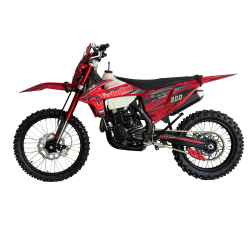 Kompletna okleina do Diabolini X8 250 300 CC komplet naklejek naklejki czerwona