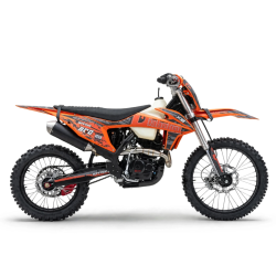 Kompletna okleina do Diabolini X8 250 300 CC komplet naklejek naklejki pomarańczowa
