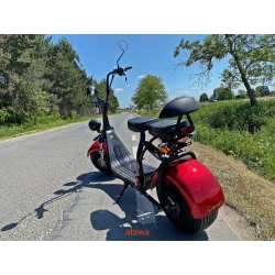 Skuter motorower elektryczny 2000 W  z homologacją drogową do rejestracji  - 2 osobowy.